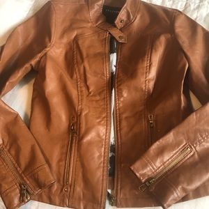 Vegan leather jacket